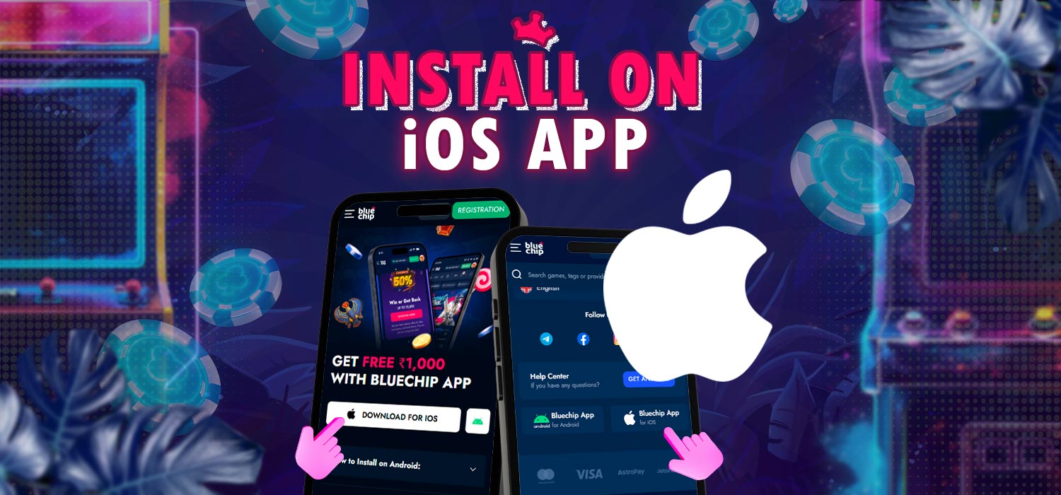 Install the casino app on iOS