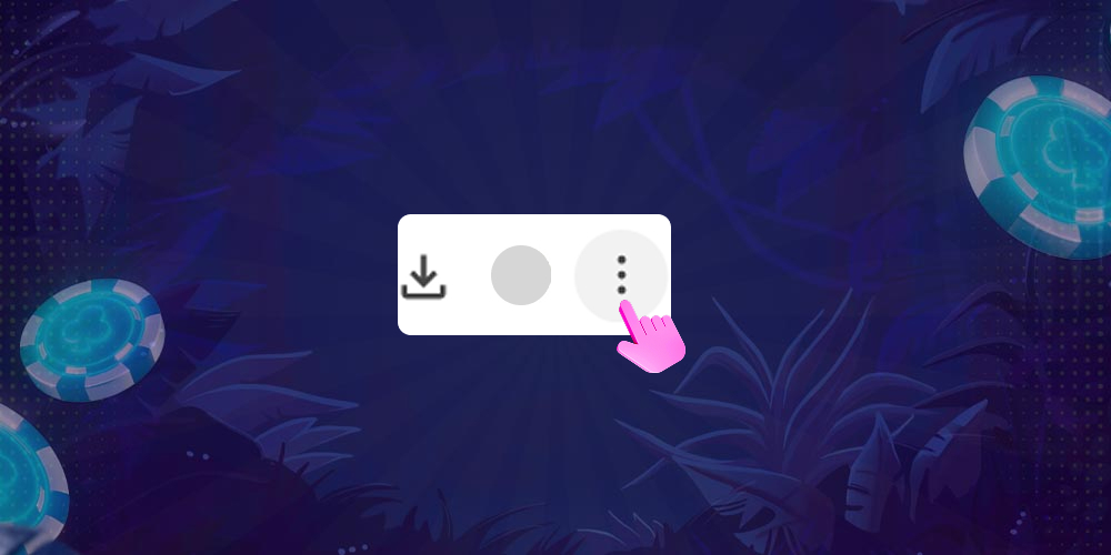 Button with three dots